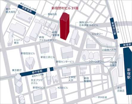 新宿野村ビル地図