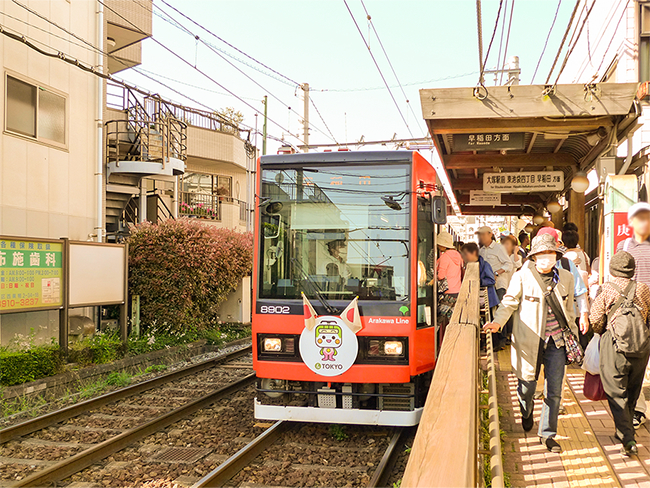 都電荒川線の庚申塚駅