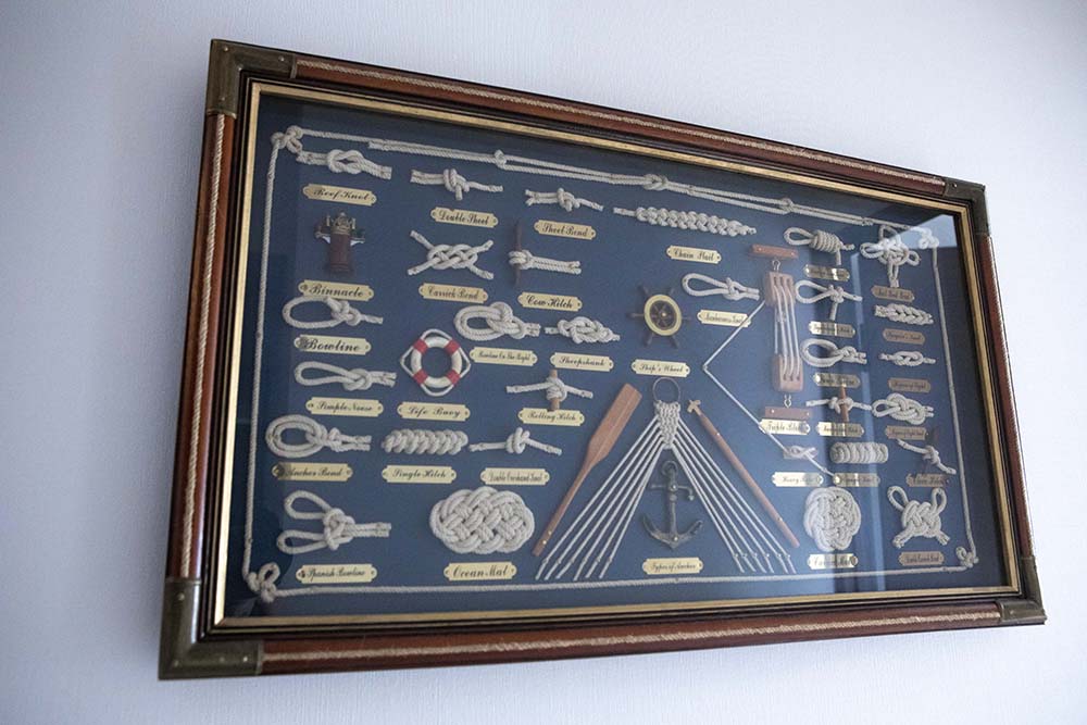 ロープノットの壁飾り