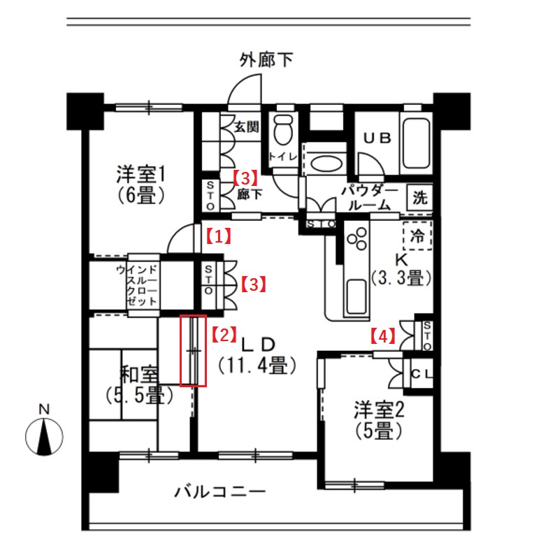 マンションの間取りの S Ps Mb って 間取り表記を理解して物件探し 住まいのお役立ち記事