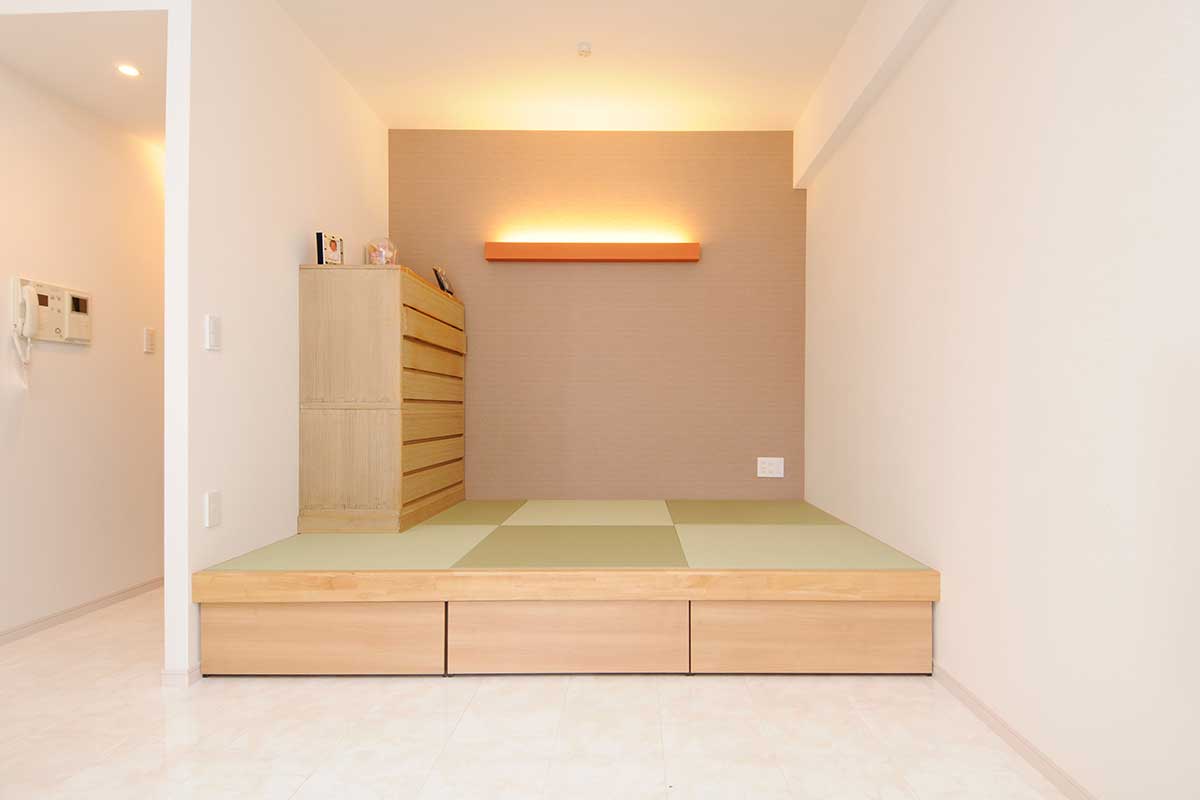 畳スペース＆収納ユニット