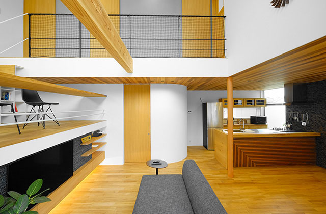 シンプルモダンなリビング