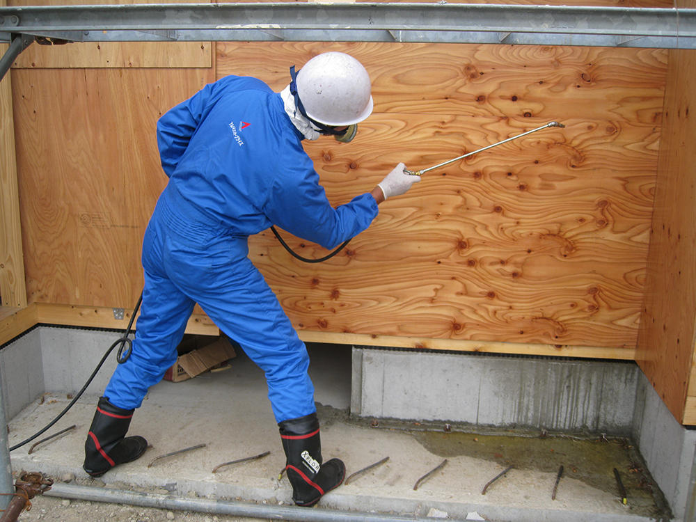 シロアリ防除施工