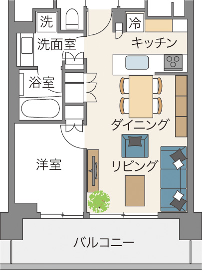 マンションのリビング ダイニング 縦長 横長 正方形リビングの使いやすいレイアウトのコツ 住まいのお役立ち記事