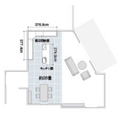 オープンタイプキッチンイメージ２