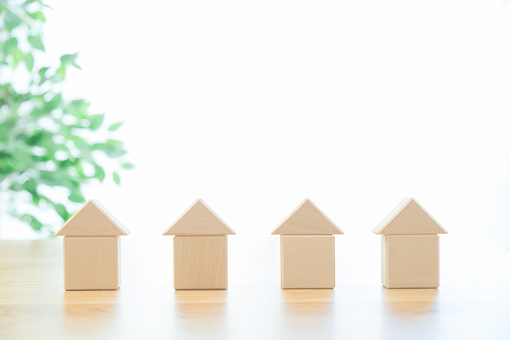 一見して同じような見た目の平屋のイメージ