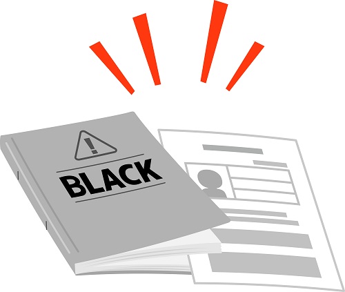 ブラックリストのイメージ