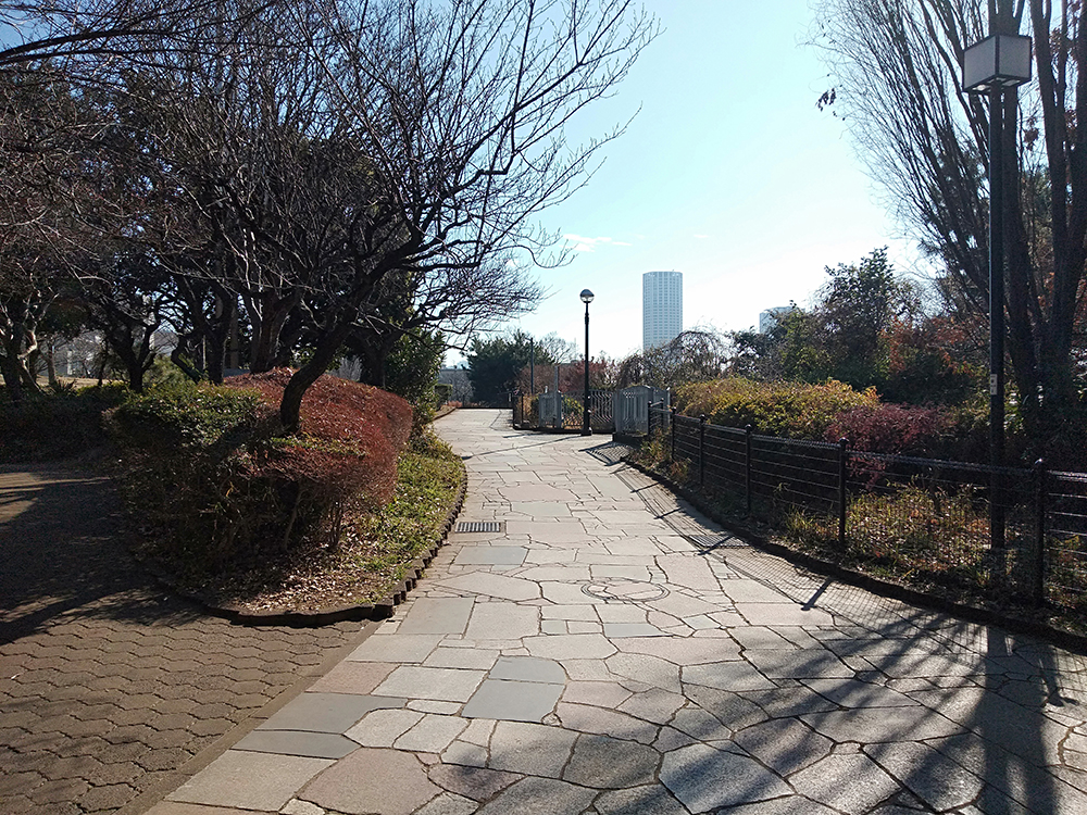 恵比寿駅から徒歩17分の西郷山公園