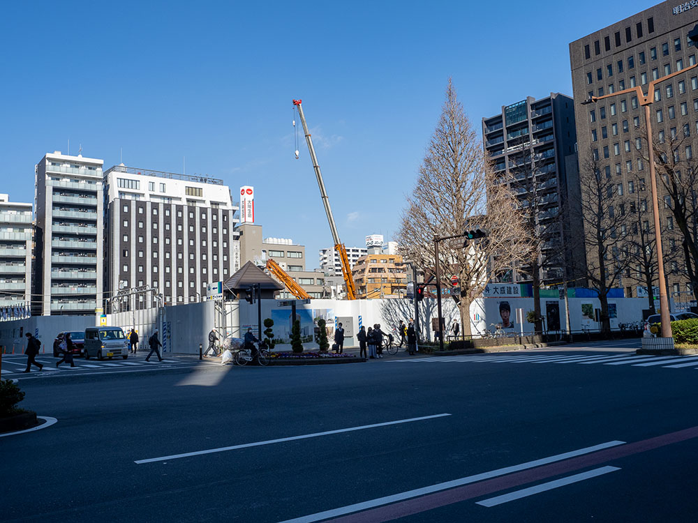 建設中の新・川崎市庁舎