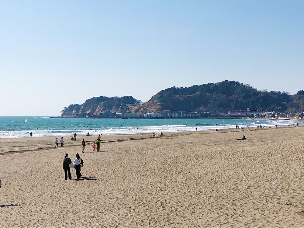 鎌倉の自然スポット、由比ヶ浜