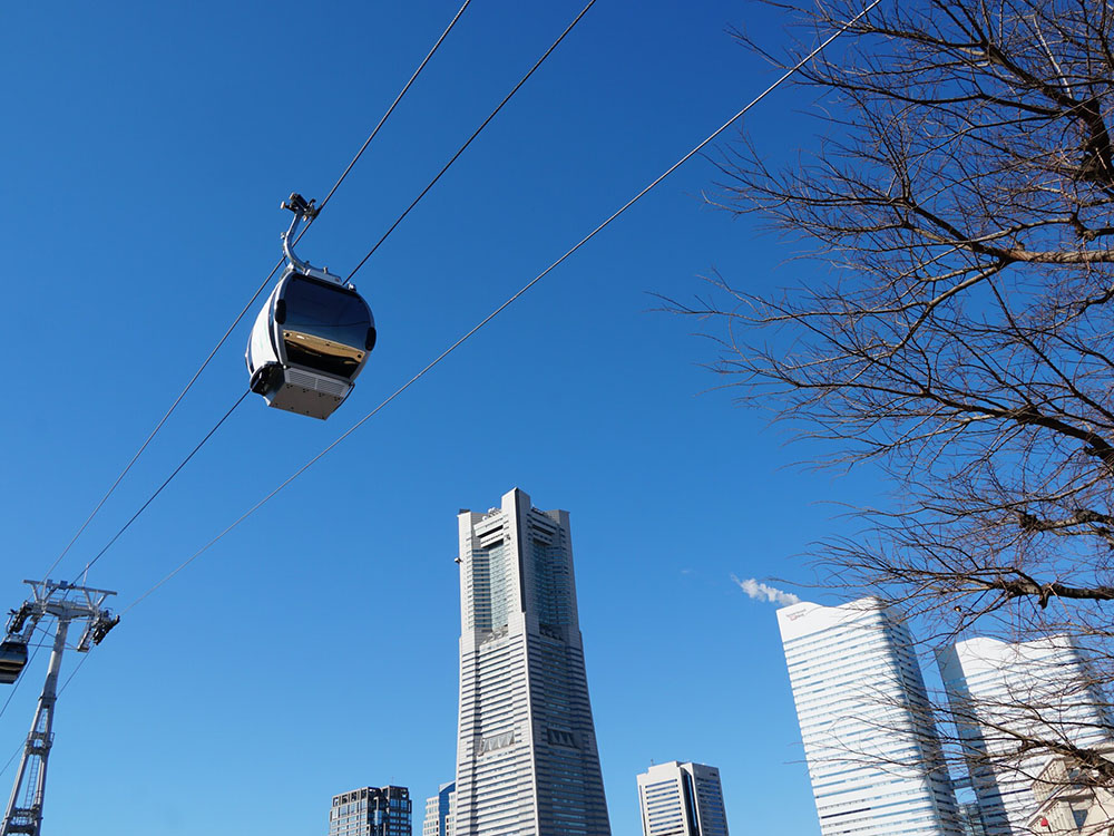 桜木町駅と新港ふ頭を結ぶヨコハマ・エア・キャビン