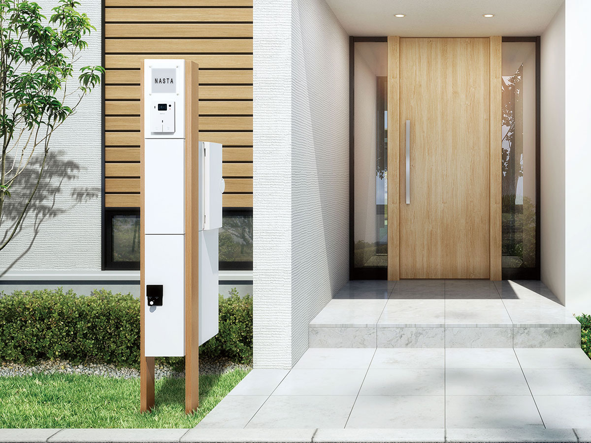 門柱ユニットタイプのポスト