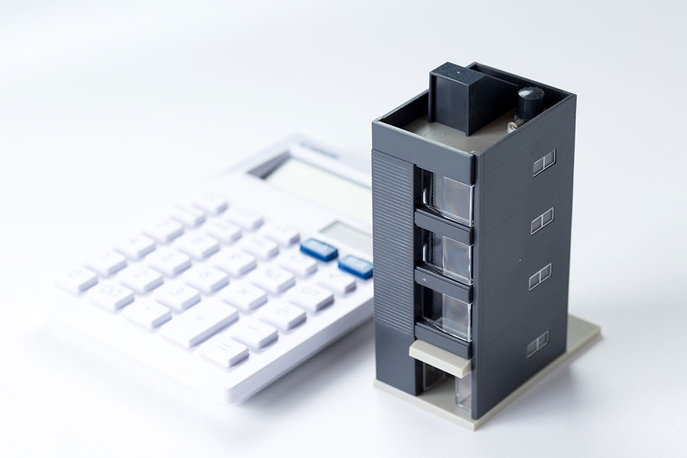 マンションとコストのイメージ