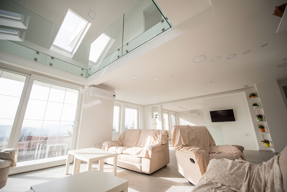 メゾネットタイプの間取りになっているタワーマンション最上階のイメージ