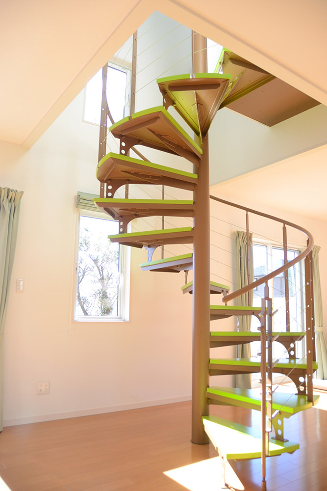 らせん階段のイメージ