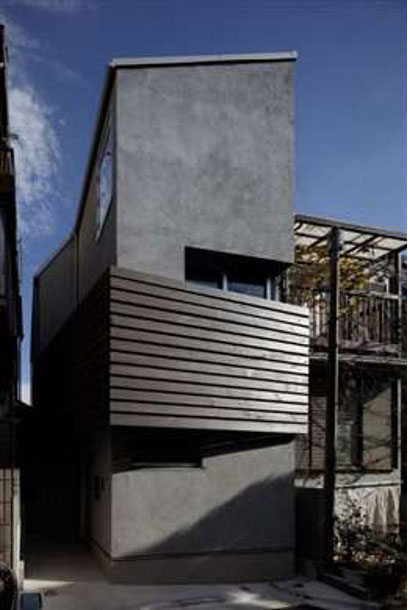 都市型2世帯住宅の外観と内観