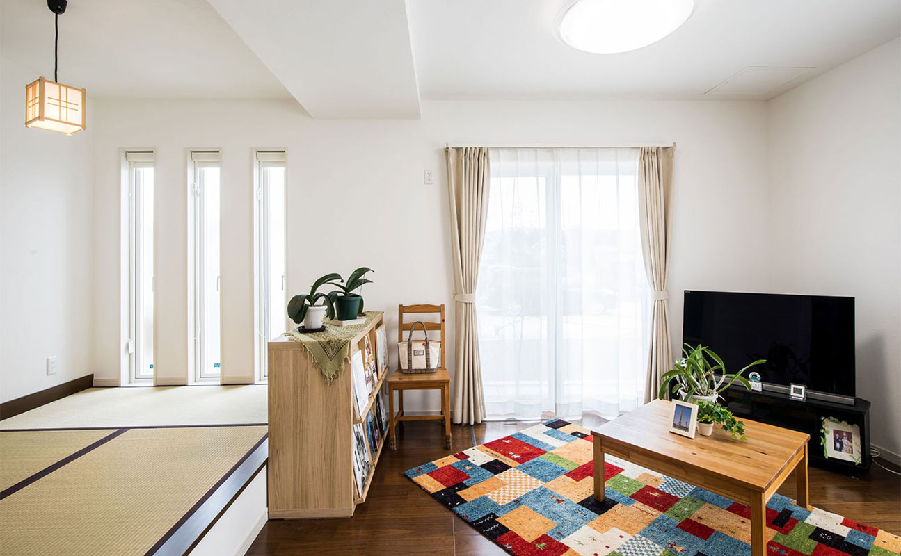 小上がりのあるリビング