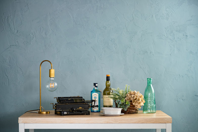 湿度調整、消臭、断熱、保温、防カビ効果のある室内用塗り壁材「ひとりで塗れるもん」施工例写真