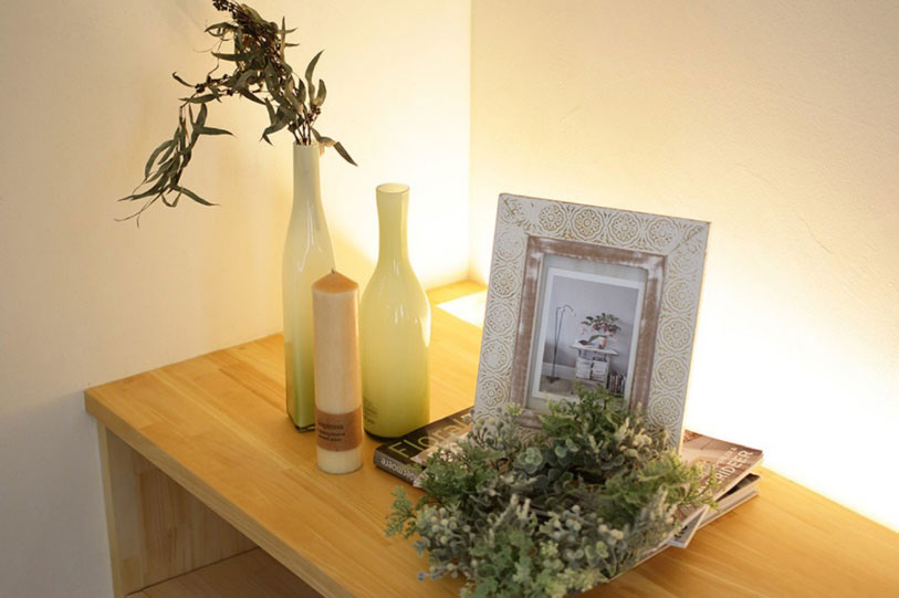 間接照明の写真