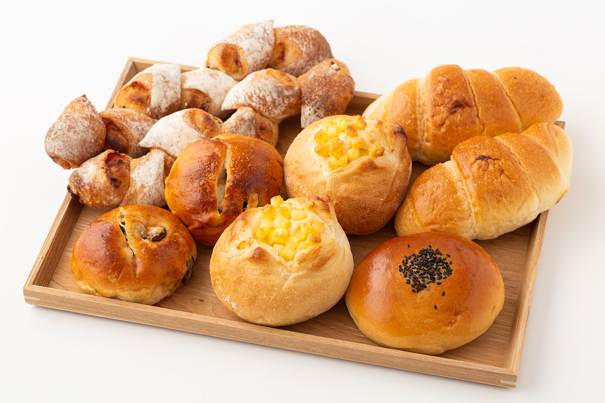 色々な種類のパン