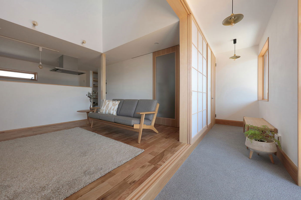 土間のある和モダンリビング