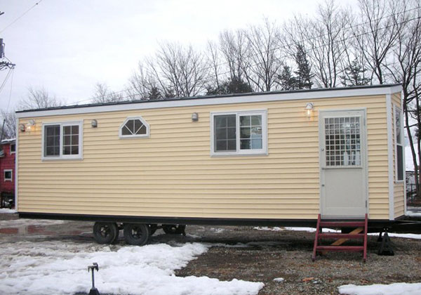 トレーラーハウスの内観