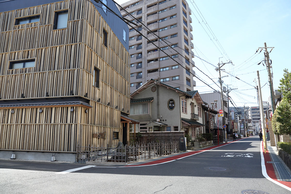 大津百町の街並み