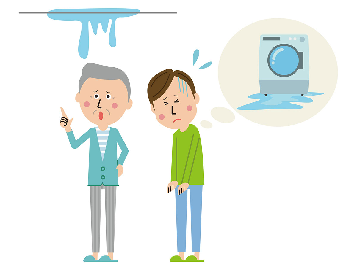 水漏れのイメージ