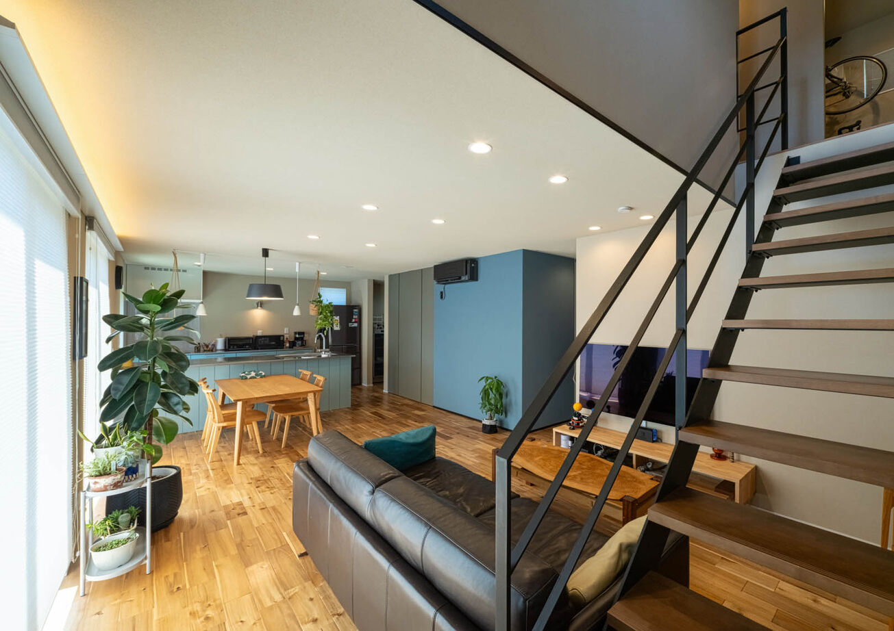 20畳超の明るいLDK