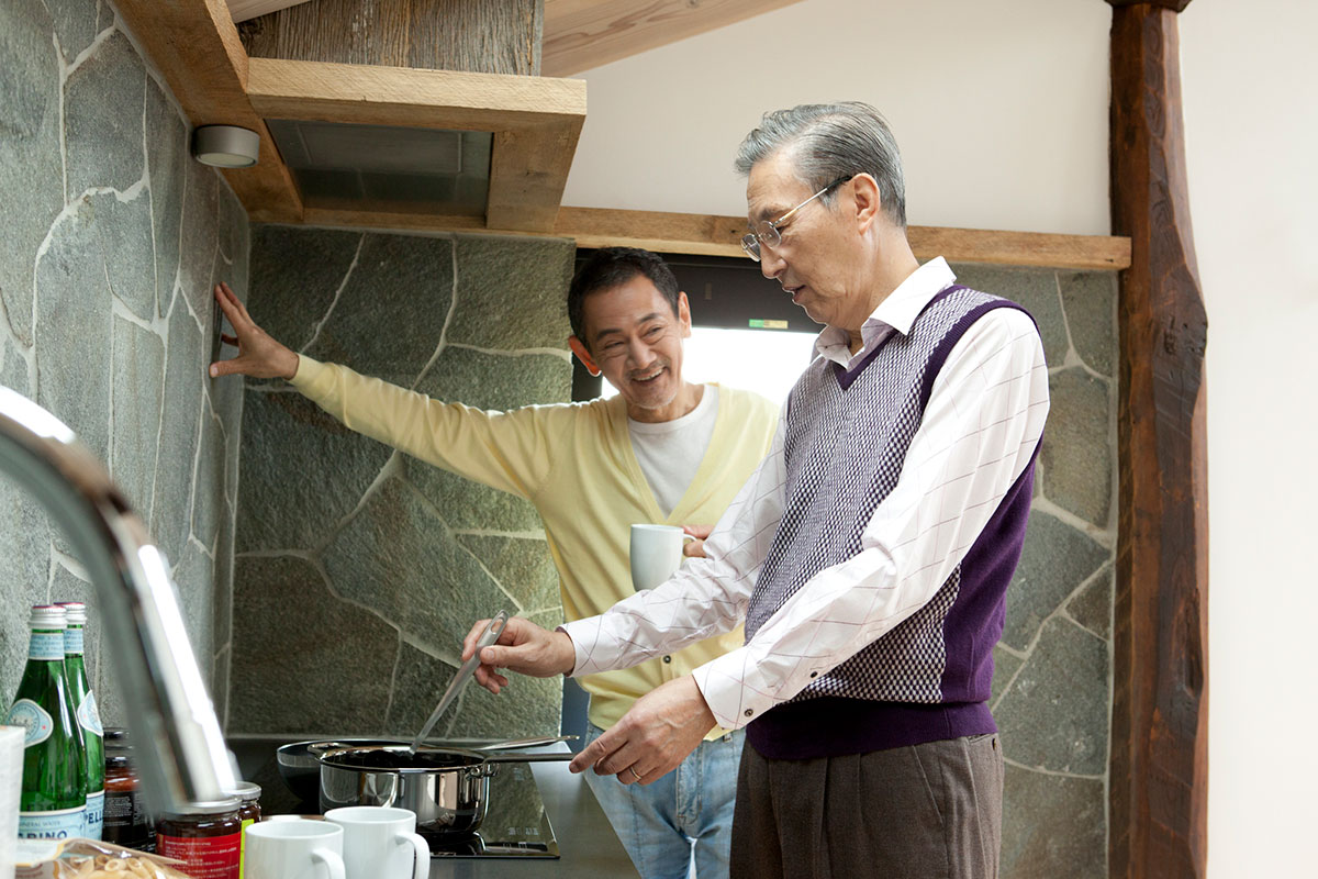 兄弟の二人暮らしのイメージ