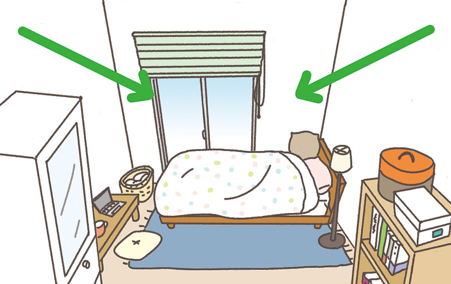 遠近法を使った部屋