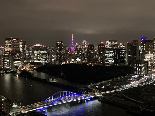 勝どきビュータワーの夜景