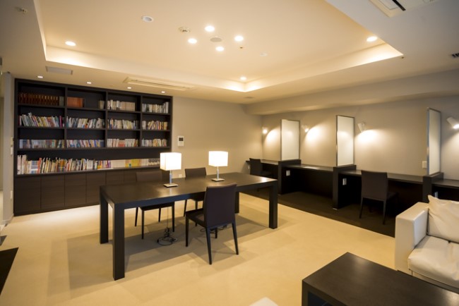 勝どきビュータワーのライブラリー