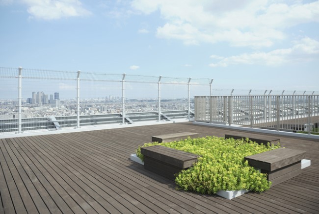 ザ・タワー＆パークス田園都市溝の口のスカイデッキ