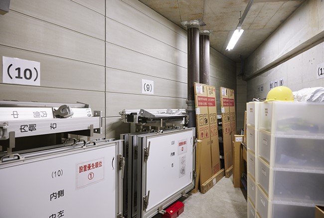 ル・サンク大崎シティタワーの保管庫