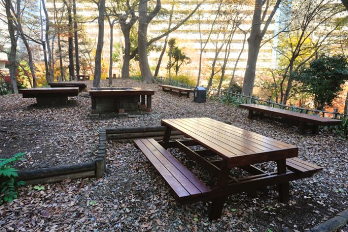 サンシティのバーベキュー広場