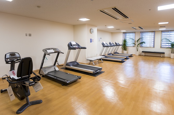 白金タワーのトレーニングルーム