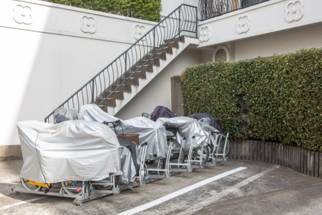 シャンボール第2目黒の駐輪場