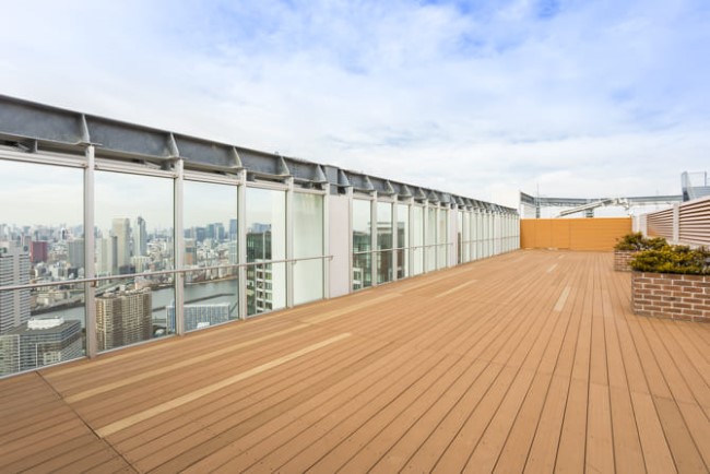 THE TOYOSU TOWERのスカイデッキ
