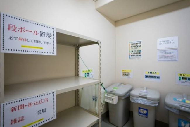 カテリーナ三田タワースイートのごみステーション