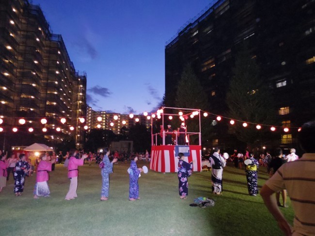 グラン・レジデンスの夏祭り