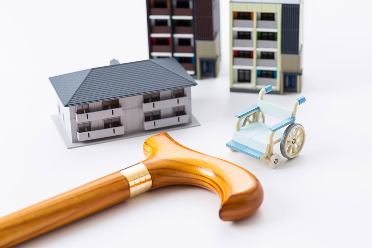 車いす、杖と賃貸マンション