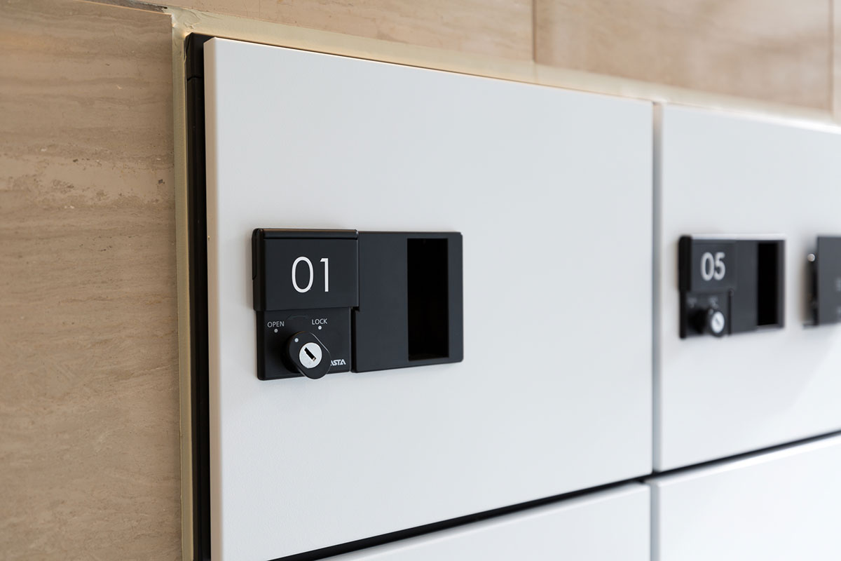 マンションに備え付けの宅配ボックス