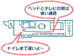 居室編 間取り選びの失敗談 部屋が細長い