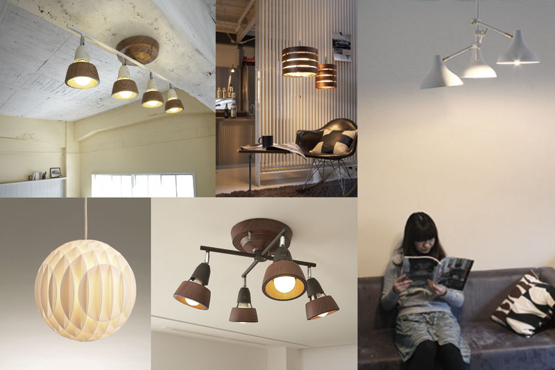 照明は８種類から好きなものを選べる