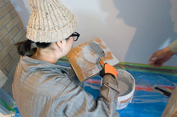 手筋がいいと褒められたというKさん。慣れてくるとだんだんと楽しくなってきたという