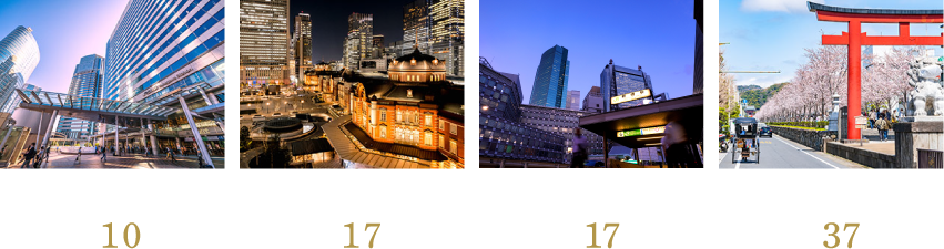 「品川」駅 直通10分　「東京」駅 直通17分　「新橋」駅 直通17分　「鎌倉」駅 直通37分