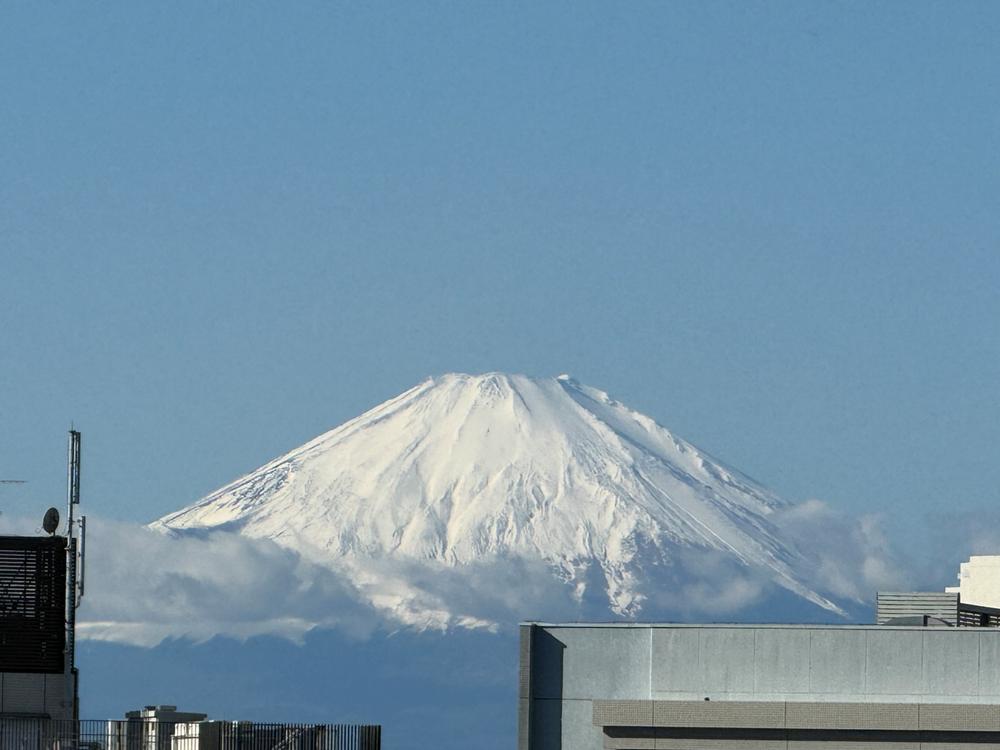 バルコニーより富士山が望めるプレミスト湘南辻堂フォレストフェイス8階