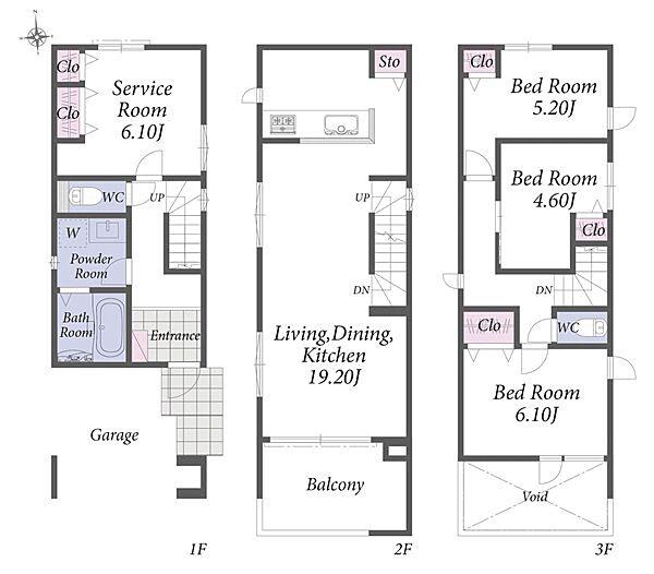 埼玉県蕨市塚越