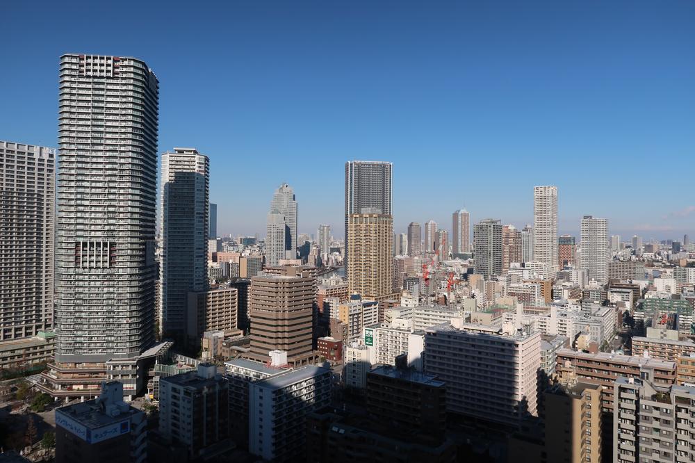 パークタワー勝どきミッド　築地再開発ビュー×中層階